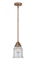 Innovations Lighting 288-1S-AC-G184 - Canton - 1 Light - 6 inch - Antique Copper - Cord hung - Mini Pendant