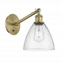 Innovations Lighting 317-1W-AB-GBD-754 - Bristol - 1 Light - 8 inch - Antique Brass - Adjustable Sconce