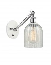 Innovations Lighting 317-1W-WPC-G2511 - Caledonia - 1 Light - 5 inch - White Polished Chrome - Adjustable Sconce