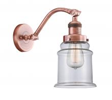 Innovations Lighting 515-1W-AC-G182 - Canton - 1 Light - 6 inch - Antique Copper - Adjustable Sconce