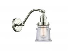 Innovations Lighting 515-1W-PN-G184S - Canton - 1 Light - 7 inch - Polished Nickel - Adjustable Sconce