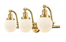 Innovations Lighting 515-3W-SG-G201-6 - Beacon - 3 Light - 26 inch - Satin Gold - Adjustable Bath Vanity Light