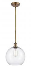 Innovations Lighting 516-1S-BB-G122-10 - Athens - 1 Light - 10 inch - Brushed Brass - Mini Pendant