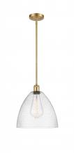 Innovations Lighting 516-1S-SG-GBD-124 - Bristol - 1 Light - 12 inch - Satin Gold - Mini Pendant