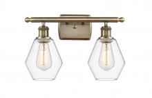 Innovations Lighting 516-2W-AB-G652-6 - Cindyrella - 2 Light - 16 inch - Antique Brass - Bath Vanity Light