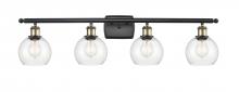 Innovations Lighting 516-4W-BAB-G122-6 - Athens - 4 Light - 36 inch - Black Antique Brass - Bath Vanity Light