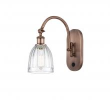 Innovations Lighting 518-1W-AC-G442 - Brookfield - 1 Light - 6 inch - Antique Copper - Adjustable Swing Arm