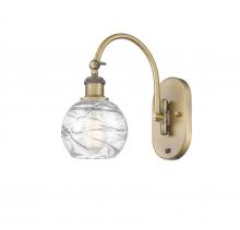 Innovations Lighting 518-1W-BB-G1213-6 - Athens Deco Swirl - 1 Light - 6 inch - Brushed Brass - Adjustable Swing Arm