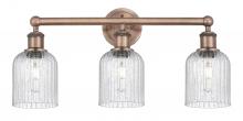 Innovations Lighting 616-3W-AC-G559-5SDY - Bridal Veil - 3 Light - 23 inch - Antique Copper - Bath Vanity Light