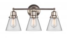 Innovations Lighting 623-3W-SN-G62 - Cone - 3 Light - 22 inch - Brushed Satin Nickel - Bath Vanity Light