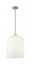 Innovations Lighting 716-1P-AB-G559-12GWH - Bridal Veil - 1 Light - 12 inch - Antique Brass - Cord hung - Mini Pendant