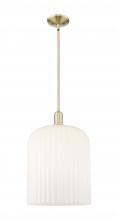 Innovations Lighting 716-1S-AB-G559-12GWH - Bridal Veil - 1 Light - 12 inch - Antique Brass - Mini Pendant