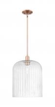 Innovations Lighting 716-1S-AC-G559-12SDY - Bridal Veil - 1 Light - 12 inch - Antique Copper - Mini Pendant