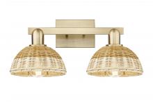 Innovations Lighting 716-2W-CB-NBD2-75-NAT - Natural Ballston Dome - 2 Light - 16 inch - Brushed Champagne Bronze - Bath Vanity Light