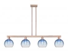 Innovations Lighting 716-4I-AC-G483-8SB - Brookhaven Globe - 4 Light - 48 inch - Antique Copper - Cord hung - Island Light