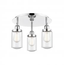 Innovations Lighting 916-3C-PC-G314 - Dover - 3 Light - 16 inch - Polished Chrome - Flush Mount