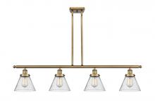 Innovations Lighting 916-4I-BB-G44 - Cone - 4 Light - 48 inch - Brushed Brass - Stem Hung - Island Light
