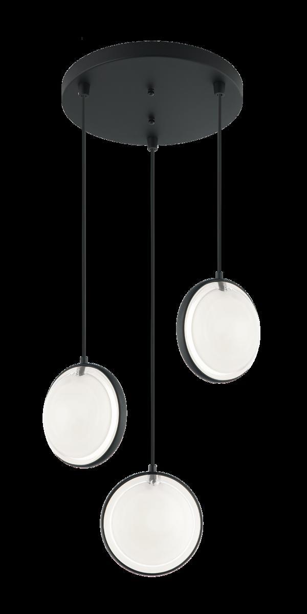 Chatoyant Matte Black Pendant