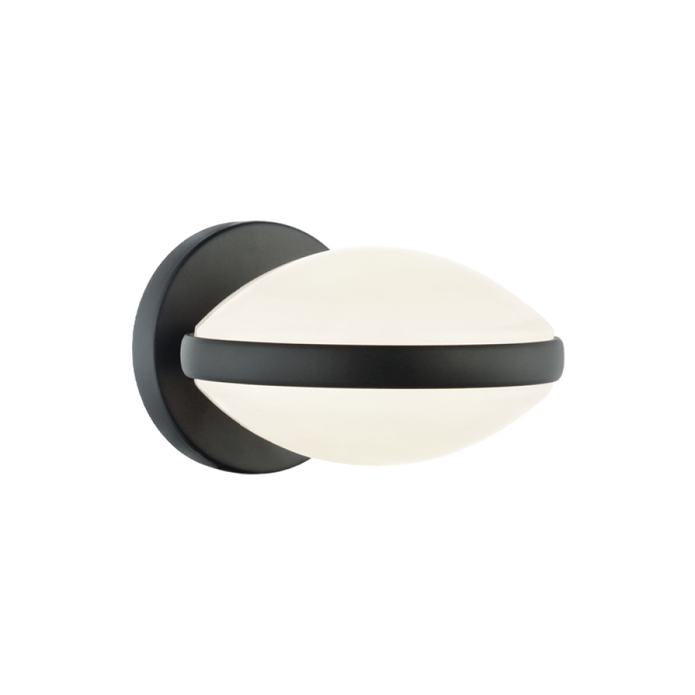 Chatoyant Matte Black Wall Sconce
