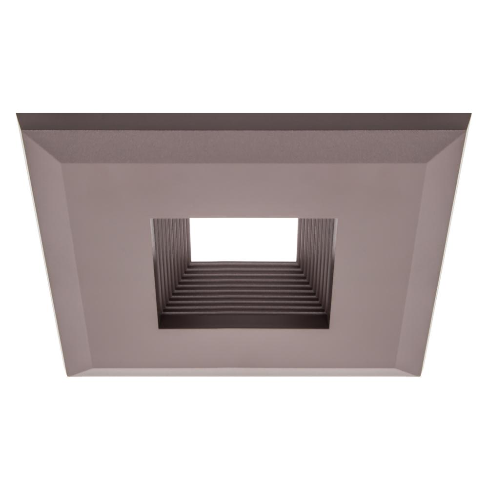 Snap-On Square Trim For E56 Retrofits, Dark Bronze Baffle