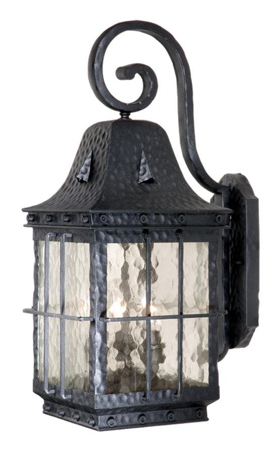 Edinburgh 9-in Outdoor Wall Light Textured Black