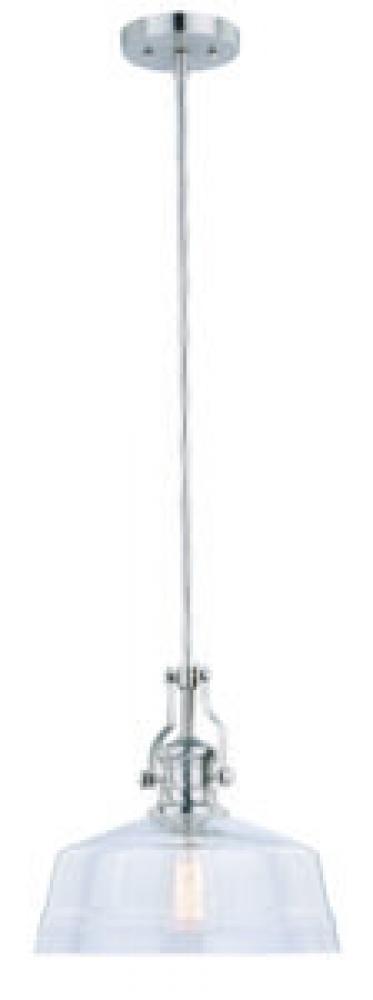 Beloit 12-in Pendant Satin Nickel