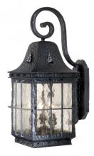 Vaxcel International ED-OWD090TB - Edinburgh 9-in Outdoor Wall Light Textured Black