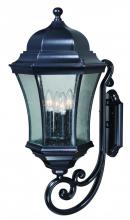 Vaxcel International T0302 - Aberdeen 12.75-in Outdoor Wall Light Shiny Black