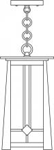 Arroyo Craftsman ABH-7M-S - 7" Aberdeen pendant