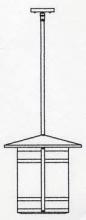 Arroyo Craftsman BSH-14LTN-N - 14" berkeley long body stem hung pendant