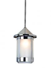 Arroyo Craftsman BSH-7F-N - 7" berkeley stem hung pendant