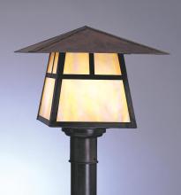 Arroyo Craftsman CP-15BF-RC - 15" carmel post mount with bungalow overlay