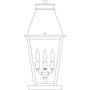 Arroyo Craftsman CRC-10RM-RC - 10" croydon column mount