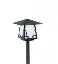 Arroyo Craftsman CSP-8BF-RB - 8" carmel stem mount with bungalow overlay