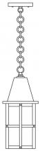 Arroyo Craftsman HH-6GW-S - 6" hartford  pendant