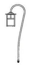 Arroyo Craftsman LV27-M5TCR-P - low voltage 5" mission fixture with t-bar overlay