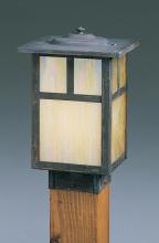 Arroyo Craftsman MPC-7TGW-BZ - 7" mission square post cap with t-bar overlay