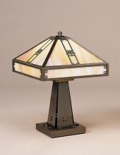 Arroyo Craftsman PTL-11EOF-MB - 11" pasadena table lamp without filigree (empty)