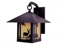 Arroyo Craftsman TRB-12DRWO-P - 12" timber ridge wall bracket with deer filigree