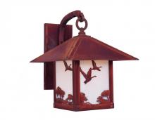 Arroyo Craftsman TRB-12GSGW-RB - 12" timber ridge wall bracket with goose filigree