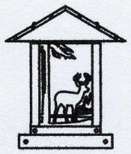 Arroyo Craftsman TRC-9DRWO-RC - 9" timber ridge column mount with deer filigree
