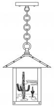 Arroyo Craftsman TRH-12CTCS-P - 12" timber ridge pendant with cactus  filigree