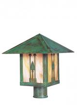 Arroyo Craftsman TRP-12ARAM-P - 12" timber ridge post mount with arrow filigree
