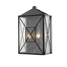 Millennium 2642-PBK - Caswell 2-Light Outdoor Wall Sconce Powder Coated Black