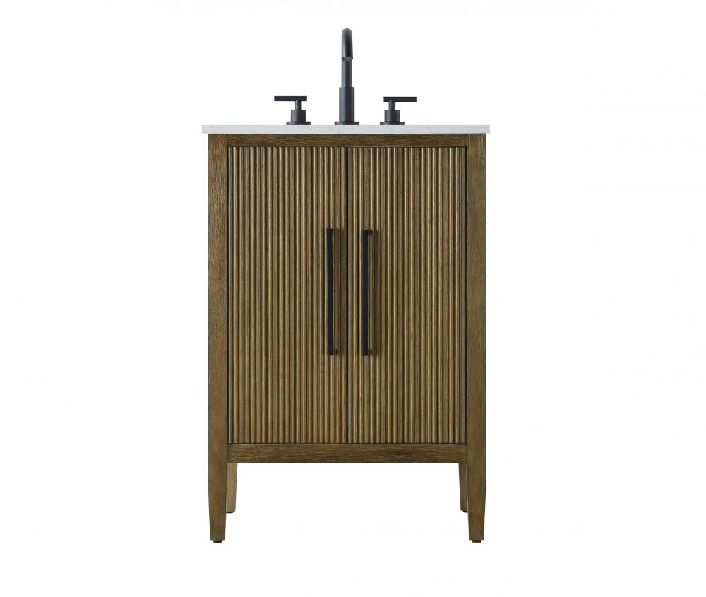 Vanity Cabinet 2Dr 24x21.5x35 Hazel Oak